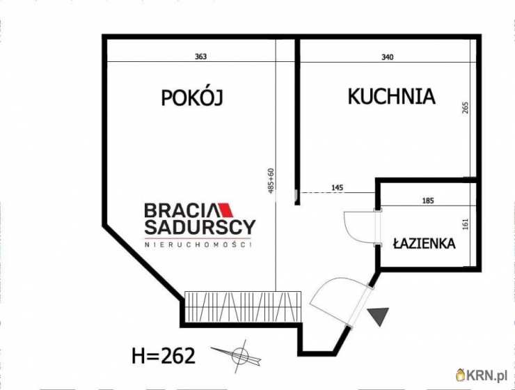 Mieszkanie  na sprzedaż, 1 pokojowe, Kraków, Stare Miasto, ul. Wrzesińska