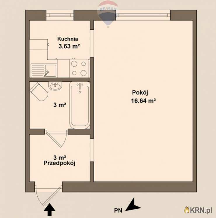 1 pokojowe, Mieszkanie  na sprzedaż, Warszawa, Bielany, ul. 