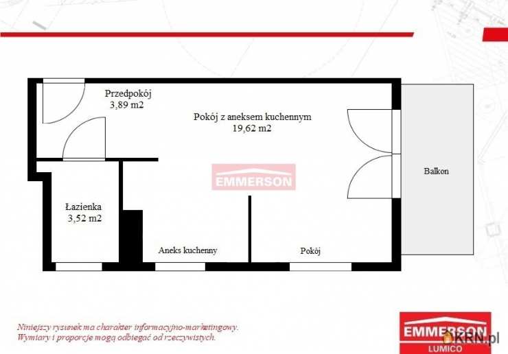 Kraków, Bieżanów-Prokocim/Prokocim, ul. , 1 pokojowe, Mieszkanie  na sprzedaż