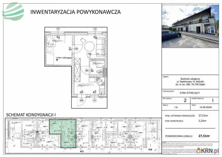 Darłowo Nieruchomości Adam Gola, Mieszkanie  na sprzedaż, Bobolin, ul. Nadmorska