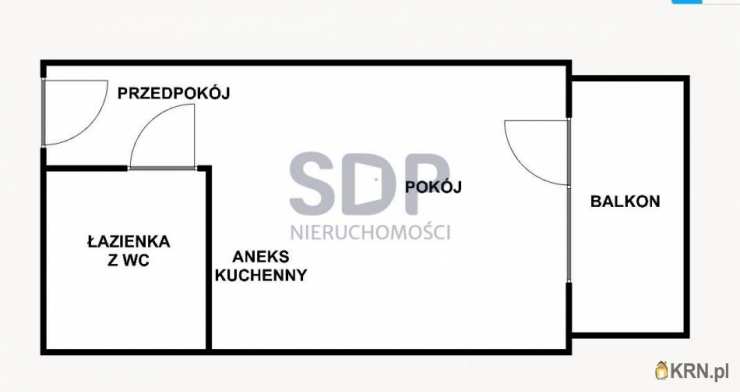 1 pokojowe, Mieszkanie  do wynajęcia, Wrocław, Krzyki/Klecina, ul. Wałbrzyska