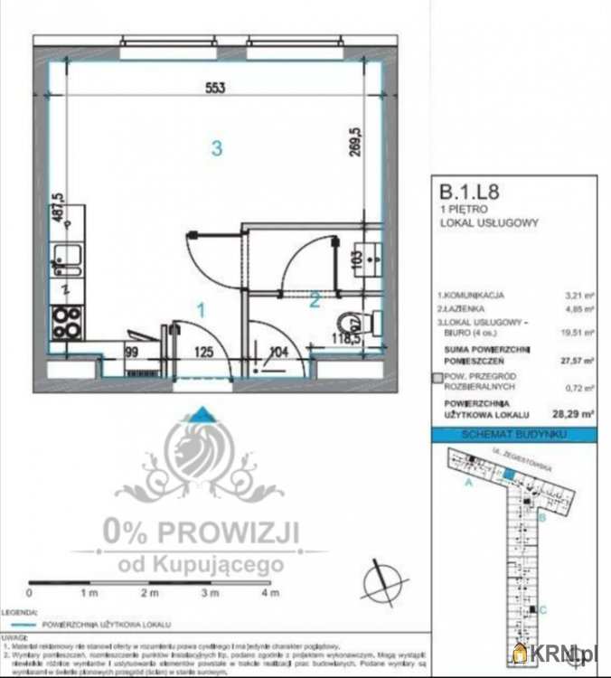 1 pokojowe, Wrocław, Krzyki, ul. , Mieszkanie  na sprzedaż