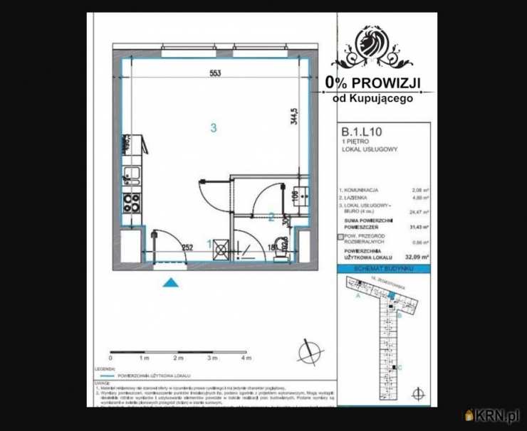 1 pokojowe, Wrocław, Krzyki, ul. , Mieszkanie  na sprzedaż