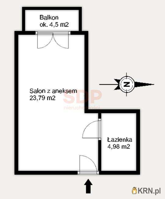 1 pokojowe, Wrocław, Fabryczna/Muchobór Mały, ul. Strzegomska, Mieszkanie  na sprzedaż