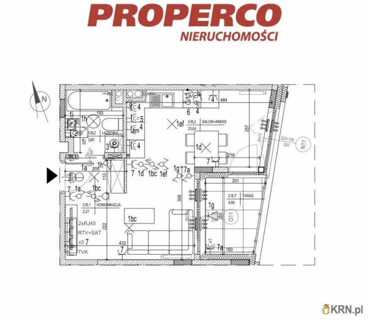 PROPERCO Sp. z o.o. Sp. k. , Mieszkanie  na sprzedaż, Kielce, Szydłówek, ul. Klonowa