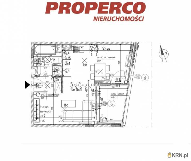 PROPERCO Sp. z o.o. Sp. k. , Mieszkanie  na sprzedaż, Kielce, Szydłówek, ul. Klonowa