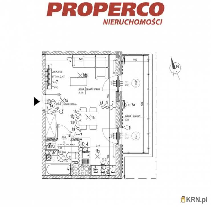 PROPERCO Sp. z o.o. Sp. k. , Mieszkanie  na sprzedaż, Kielce, Szydłówek, ul. Klonowa