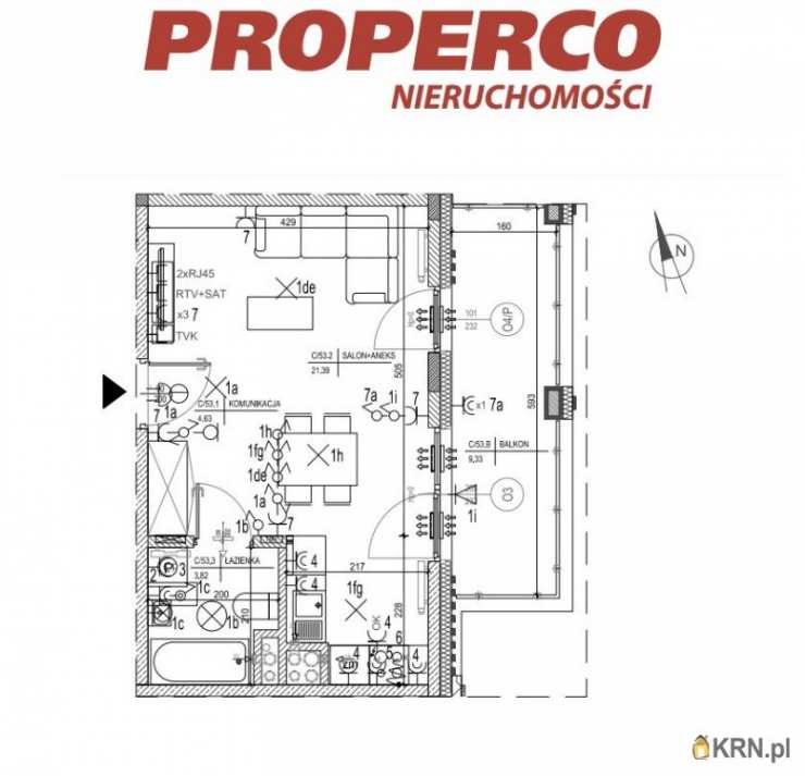 PROPERCO Sp. z o.o. Sp. k. , Mieszkanie  na sprzedaż, Kielce, Szydłówek, ul. Klonowa