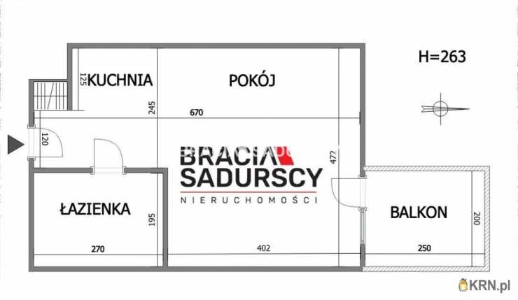 Kraków, Bronowice/Bronowice Małe, ul. , Mieszkanie  na sprzedaż, 1 pokojowe