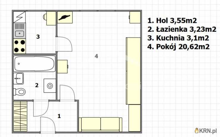 Mieszkanie  na sprzedaż, 1 pokojowe, Warszawa, Targówek, ul. P. Wysockiego