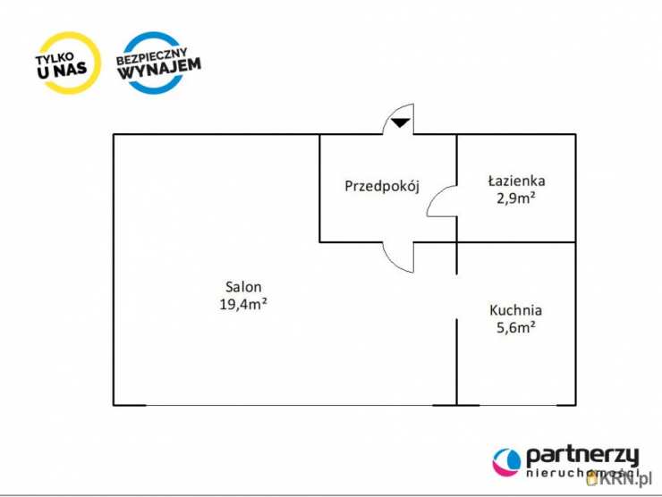 1 pokojowe, Gdańsk, Żabianka-Wejhera-Jelitkowo-Tysiąclecia/Żabianka, ul. Gdyńska, Mieszkanie  do wynajęcia