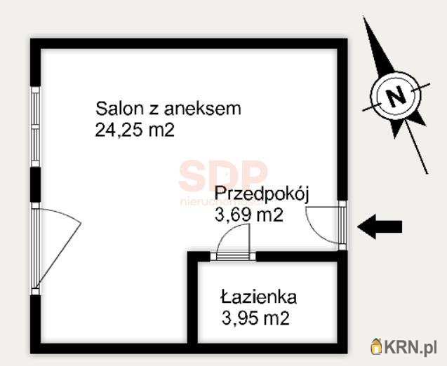 Wrocław, Stare Miasto, ul. T. Kościuszki, 1 pokojowe, Mieszkanie  na sprzedaż