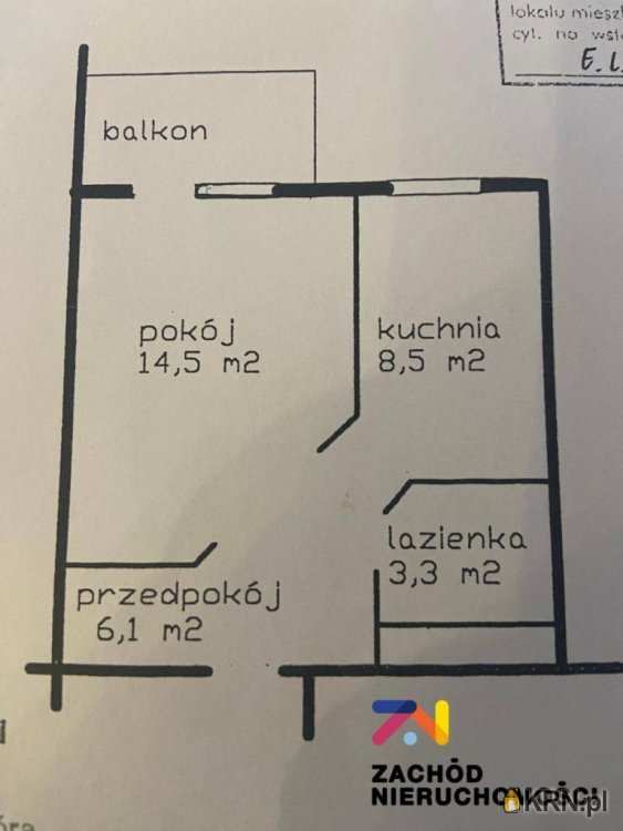 Zielona Góra, ul. , Mieszkanie  na sprzedaż, 1 pokojowe