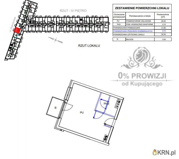 1 pokojowe, Wrocław, Krzyki, ul. , Mieszkanie  na sprzedaż