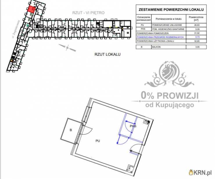 Mieszkanie  na sprzedaż, 1 pokojowe, Wrocław, Krzyki, ul. 