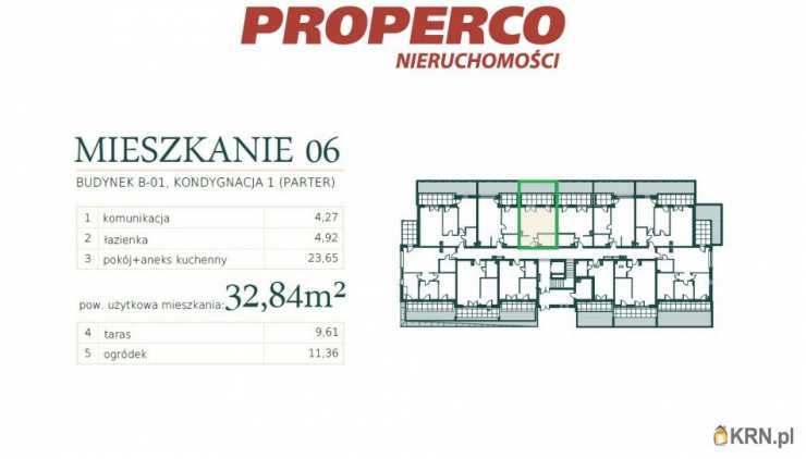 Mrągowo, ul. , Mieszkanie  na sprzedaż, 1 pokojowe