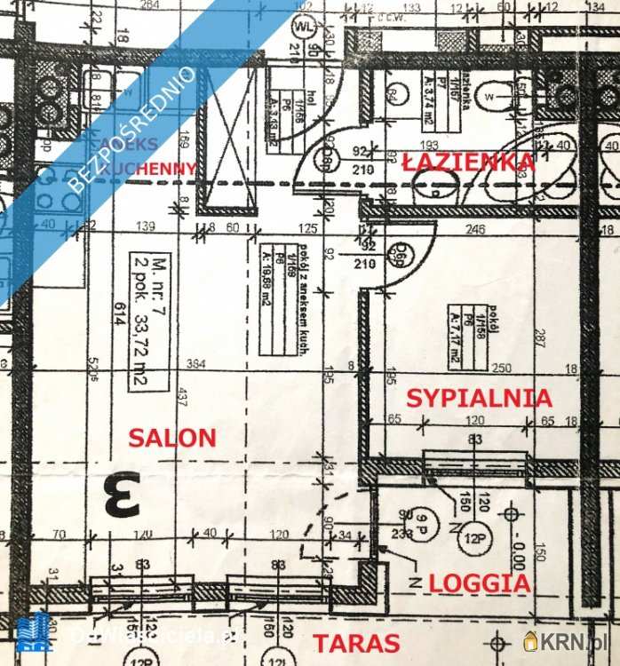 2 pokojowe, Kraków, Mistrzejowice, ul. Oświecenia, Mieszkanie  na sprzedaż