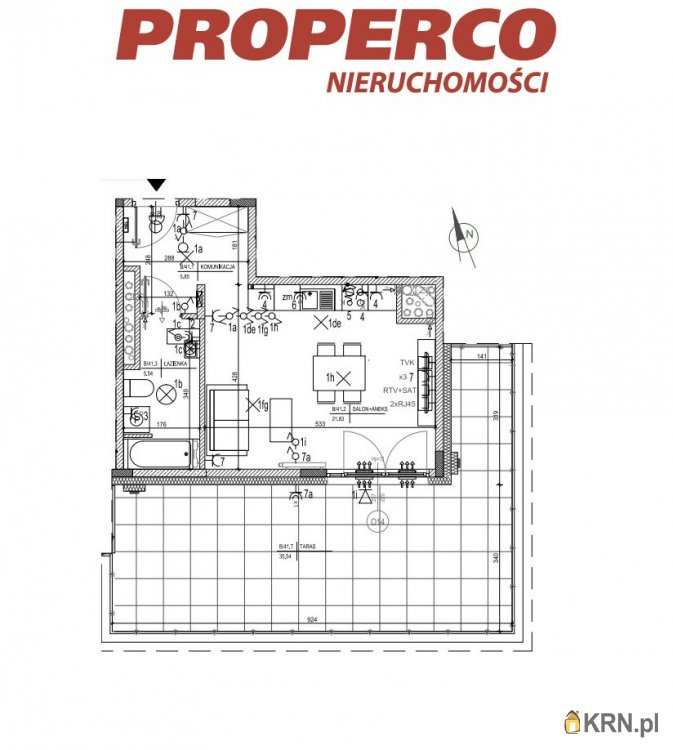 PROPERCO Sp. z o.o. Sp. k. , Mieszkanie  na sprzedaż, Kielce, Szydłówek, ul. Klonowa