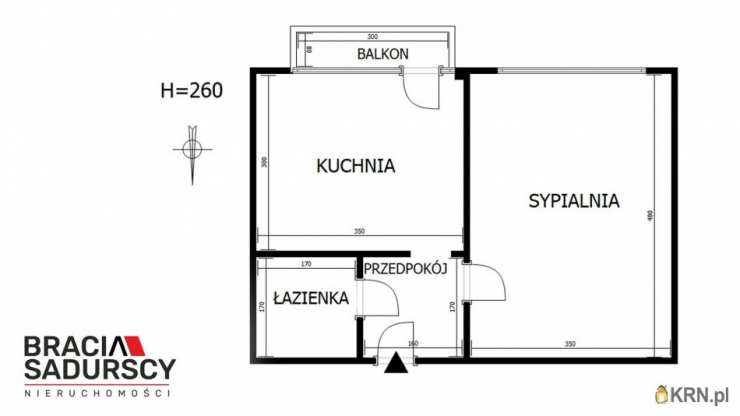 BRACIA SADURSCY ODDZIAŁ BS4 KRÓLEWSKA, Mieszkanie  na sprzedaż, Kraków, Nowa Huta, ul. Kolorowe