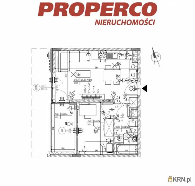 PROPERCO Sp. z o.o. Sp. k. , Mieszkanie  na sprzedaż, Kielce, Szydłówek, ul. Klonowa