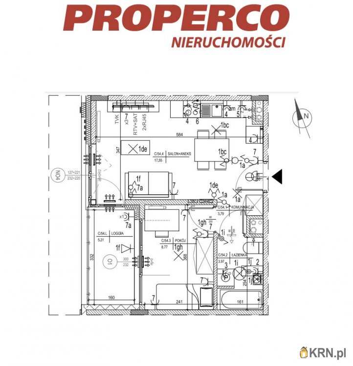 PROPERCO Sp. z o.o. Sp. k. , Mieszkanie  na sprzedaż, Kielce, Szydłówek, ul. Klonowa