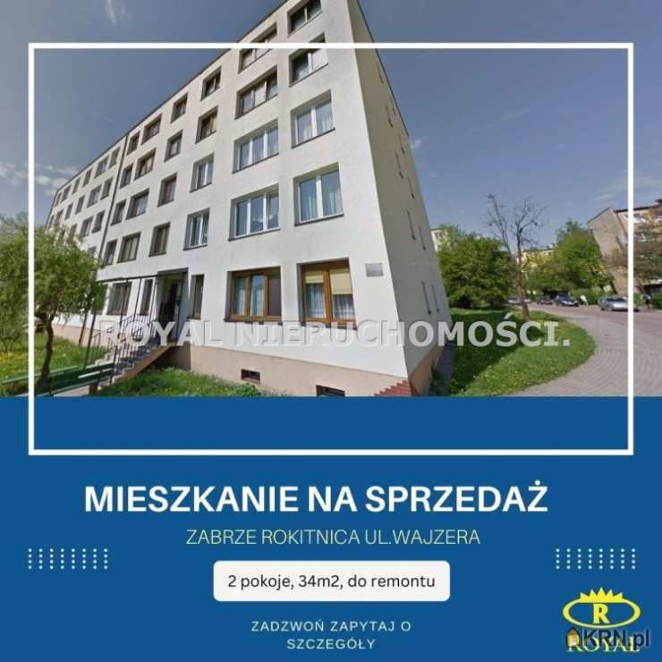 Mieszkanie  na sprzedaż, Zabrze, Rokitnica, ul. J. Wajzera, 2 pokojowe