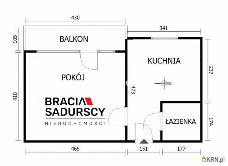 Mieszkanie  do wynajęcia, 1 pokojowe, Kraków, Podgórze Duchackie/Kurdwanów, ul. W. Witosa