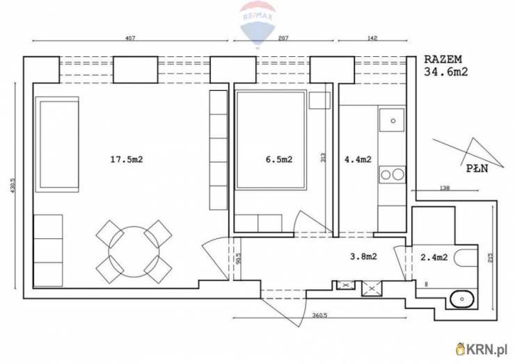 RE/MAX Polska, Mieszkanie  do wynajęcia, Warszawa, Wola, ul. 