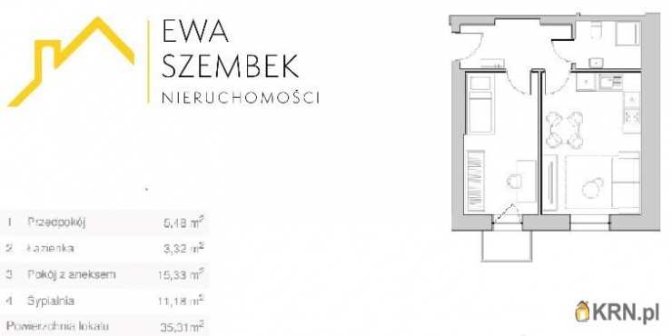 Mieszkanie  na sprzedaż, Kraków, Podgórze/Stare Podgórze, ul. I. Krasickiego, 2 pokojowe