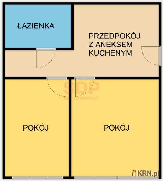 2 pokojowe, Mieszkanie  na sprzedaż, Wrocław, Krzyki, ul. Zaporoska