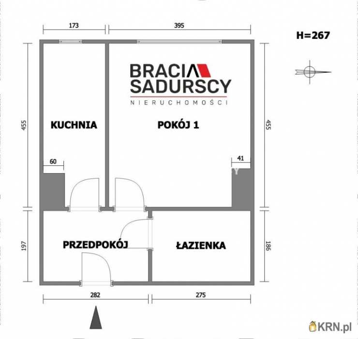 Kraków, Prądnik Biały/Krowodrza Górka, ul. Bratysławska, Mieszkanie  na sprzedaż, 1 pokojowe