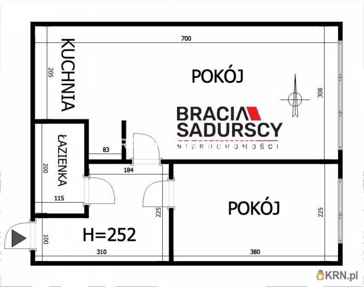 2 pokojowe, Kraków, Prądnik Biały/Azory, ul. P. Stachiewicza, Mieszkanie  na sprzedaż