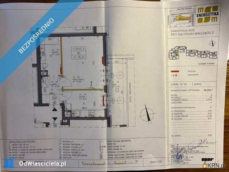 Mieszkanie  na sprzedaż, Warszawa, Mokotów, ul. Aleja Polski Walczącej, 2 pokojowe