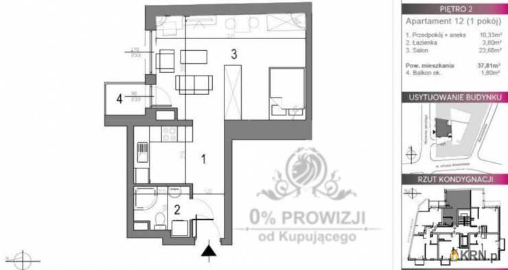 2 pokojowe, Wrocław, Stare Miasto, ul. , Mieszkanie  na sprzedaż