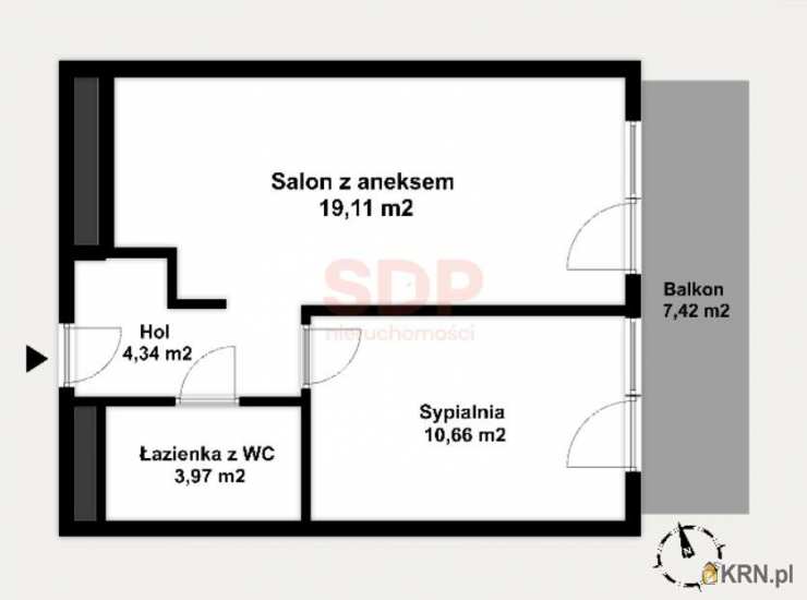 2 pokojowe, Mieszkanie  na sprzedaż, Wrocław, Stare Miasto, ul. T. Kościuszki