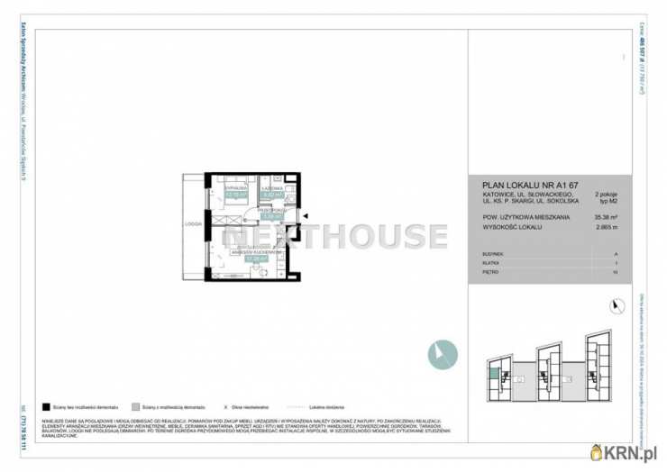 Nexthouse, Mieszkanie  na sprzedaż, Katowice, Środmieście, ul. 