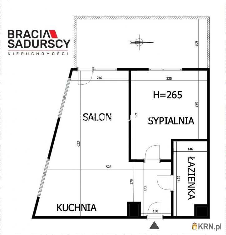 BRACIA SADURSCY ODDZIAŁ BS4 KRÓLEWSKA, Mieszkanie  do wynajęcia, Kraków, Podgórze, ul. Rydlówka