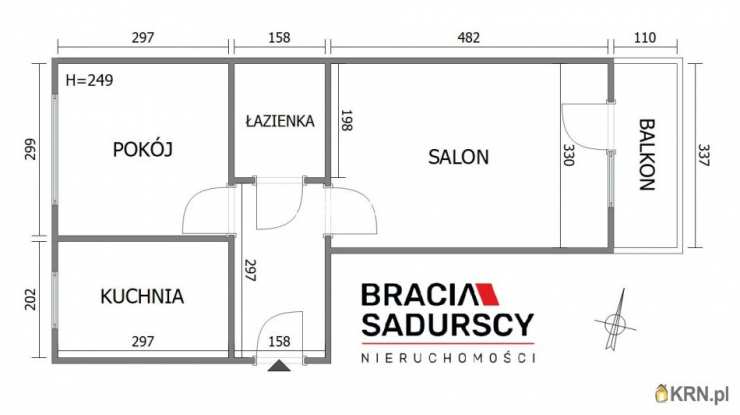 Kraków, Bieżanów-Prokocim/Prokocim, ul. E. Jerzmanowskiego, Mieszkanie  na sprzedaż, 2 pokojowe