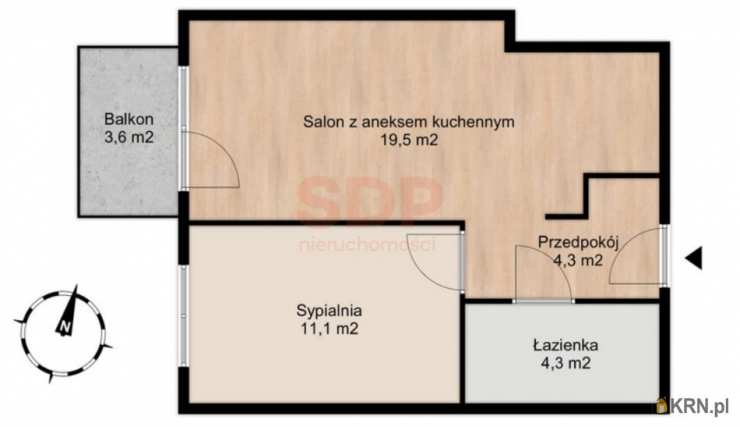 2 pokojowe, Wrocław, Krzyki/Księże Wielkie, ul. Opolska, Mieszkanie  na sprzedaż