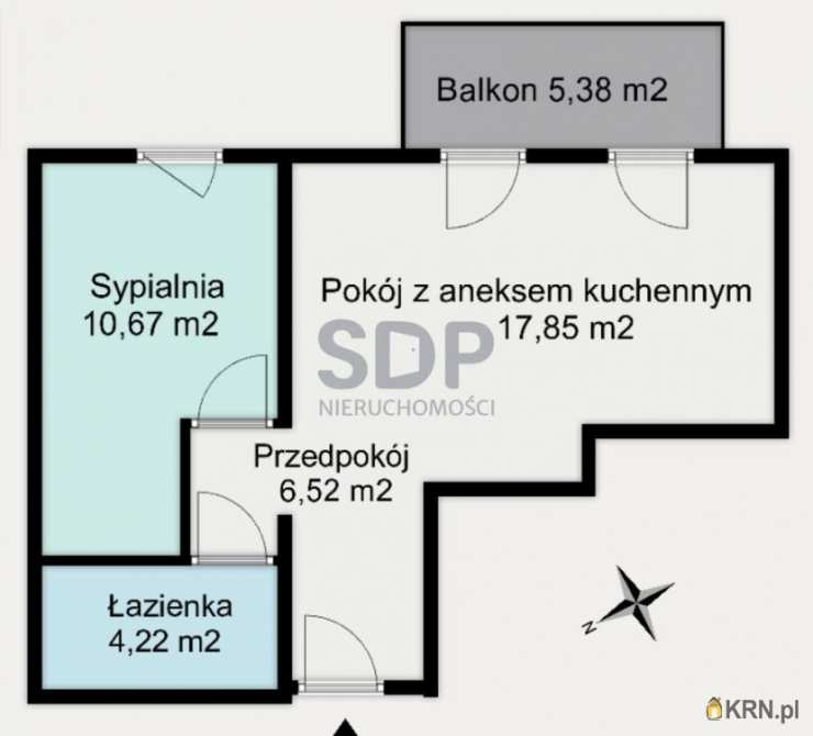 Mieszkanie  na sprzedaż, 2 pokojowe, Wrocław, Krzyki, ul. Braterska