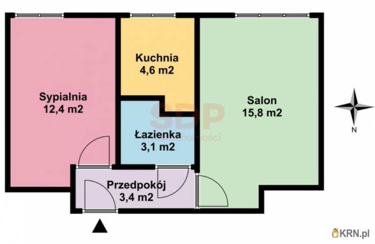 Wrocław, Psie Pole, ul. Kiełczowska, Mieszkanie  na sprzedaż, 2 pokojowe