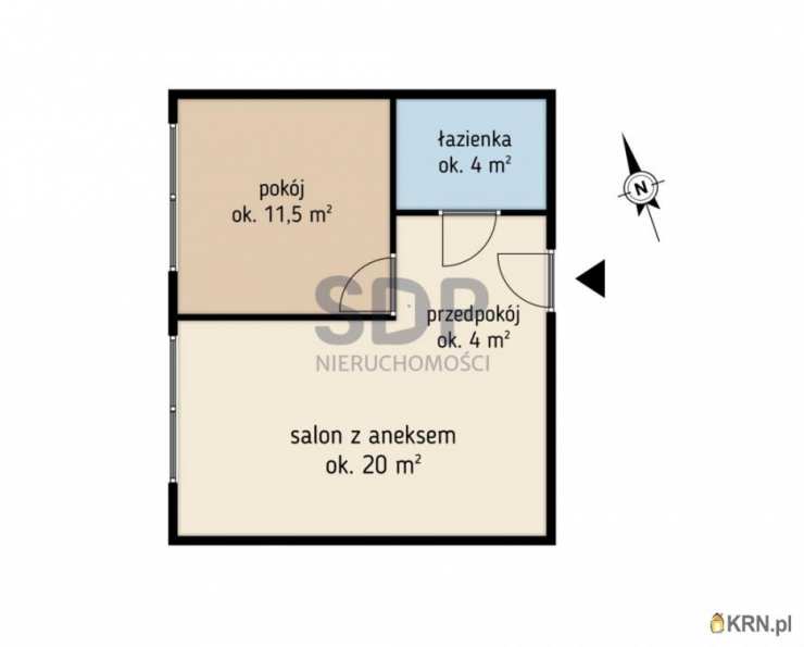 Mieszkanie  na sprzedaż, 2 pokojowe, Wrocław, Stare Miasto, ul. T. Kościuszki