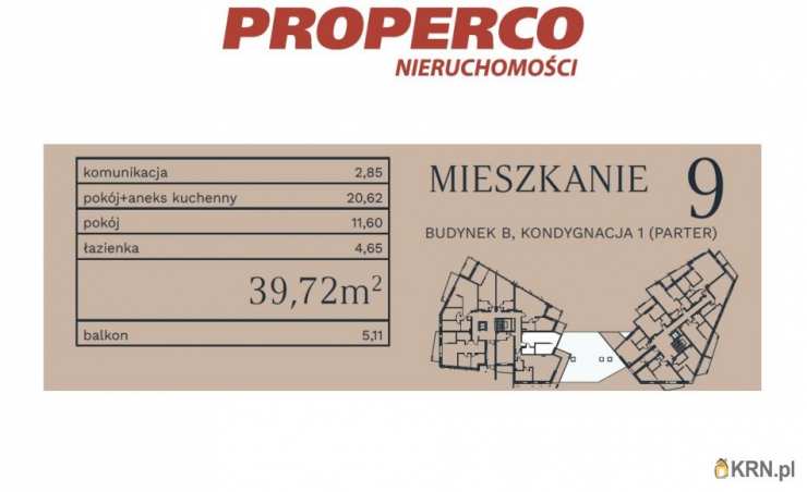 PROPERCO Sp. z o.o. Sp. k. , Mieszkanie  na sprzedaż, Mikołajki, ul. 