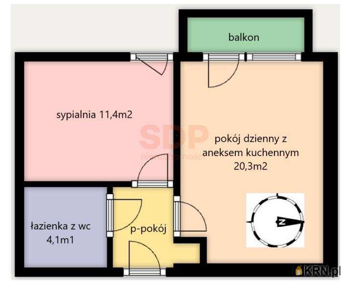 Mieszkanie  na sprzedaż, 2 pokojowe, Wrocław, Krzyki/Księże Wielkie, ul. Opolska