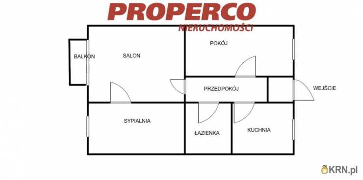 Mieszkanie  na sprzedaż, Kielce, Czarnów, ul. Lecha, 3 pokojowe