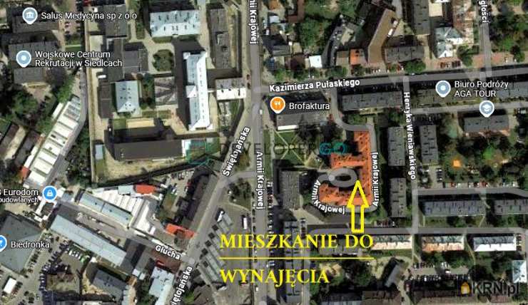 Mieszkanie  do wynajęcia, 2 pokojowe, Siedlce, ul. 