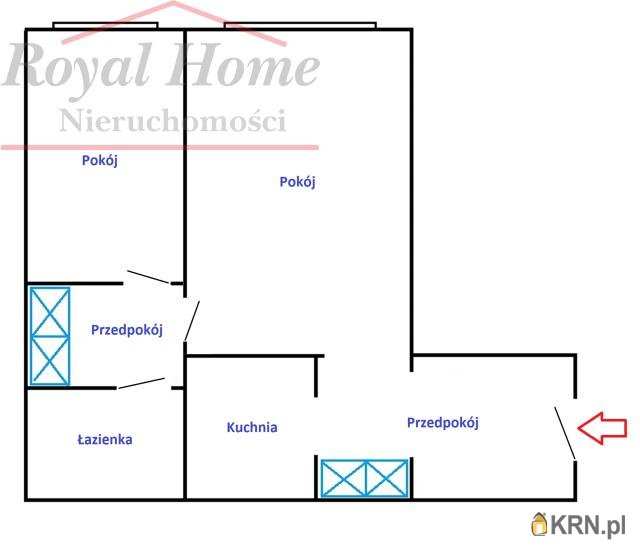 2 pokojowe, Wrocław, Krzyki, ul. Gwiaździsta, Mieszkanie  na sprzedaż