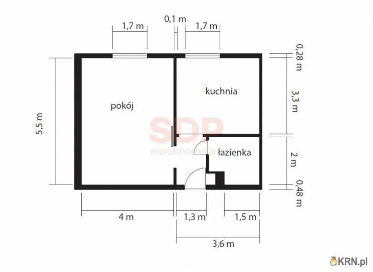 1 pokojowe, Mieszkanie  na sprzedaż, Wrocław, Stare Miasto, ul. Kotlarska