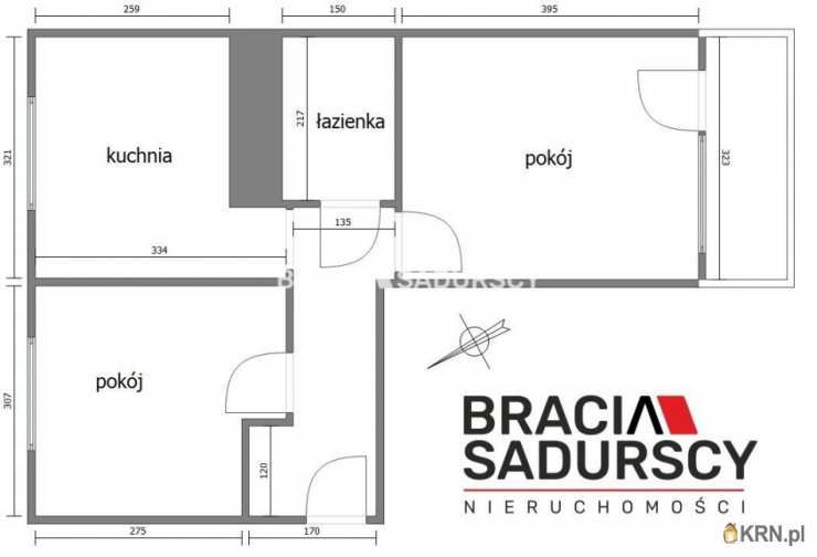 Kraków, Krowodrza/Łobzów, ul. Mazowiecka, 2 pokojowe, Mieszkanie  na sprzedaż