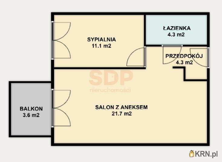 Wrocław, Krzyki/Księże Wielkie, ul. Opolska, 2 pokojowe, Mieszkanie  na sprzedaż